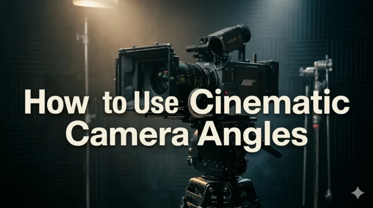 how to use cinematic camera angles